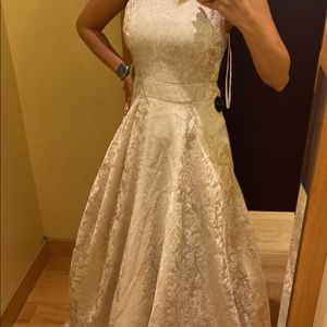 Rose gold beautiful dress it can use for any occasion